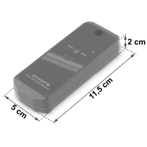 Alkomat elektrochemiczny CA 15FS + ustniki Alcofind