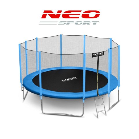 Trampolina ogrodowa 15ft/465cm z siatką zewnętrzną i drabinką Neo-Sport Neo-Sport