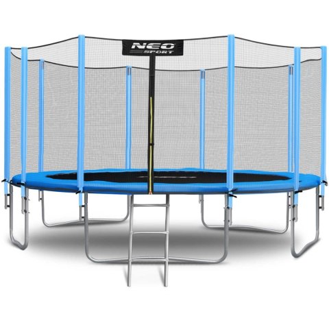 Trampolina ogrodowa 15ft/465cm z siatką zewnętrzną i drabinką Neo-Sport Neo-Sport