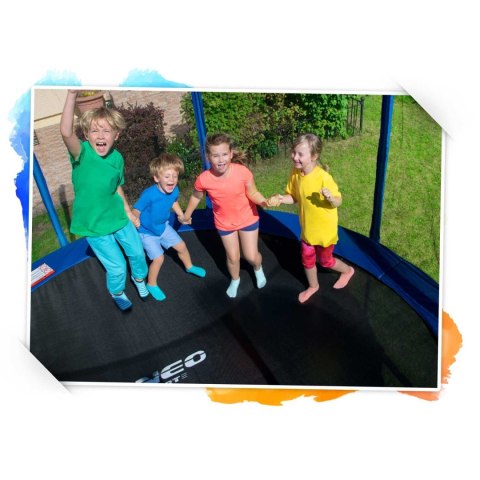 Trampolina ogrodowa 15ft/465cm z siatką zewnętrzną i drabinką Neo-Sport Neo-Sport