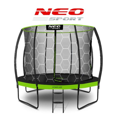 Trampolina ogrodowa profilowana 10ft/312cmz siatką wewnętrzną Neo-Sport Neo-Sport