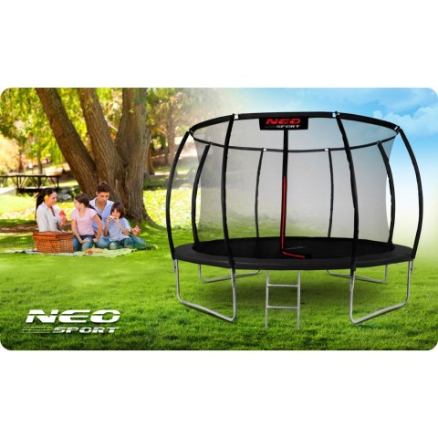 Trampolina ogrodowa profilowana 12ft/374cm z siatką wewnętrzną Neo-Sport Neo-Sport