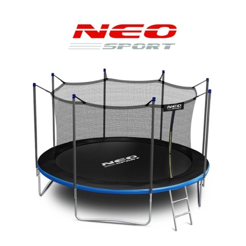 Trampolina ogrodowa 14ft/435cm z siatką wewnętrzną i drabinką Neo-Sport Neo-Sport