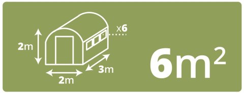 Folia na tunel ogrodowy 2x3m 6m2 Plonos Plonos