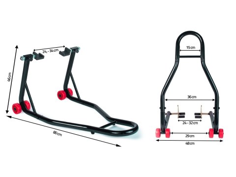 Stojak motocyklowy, podnośnik przód + tył Humberg MT2 Humberg