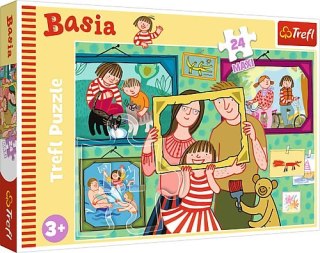 TREFL 14347 Puzzle 24 MAXI Basia i jej dzień