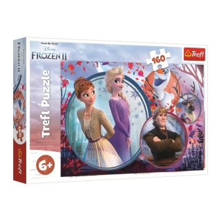 TREFL 15374 Puzzle 160 el. Kraina Lodu Siostrzana Przygoda 6+