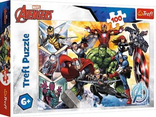 TREFL 16431 Puzzle 100 Siła Avengersów