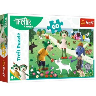 TREFL 17377 Puzzle 60 Radosny dzień Treflików