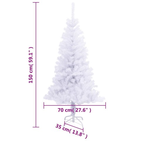 VidaXL Sztuczna choinka ze stojakiem, 150 cm, 380 gałązek