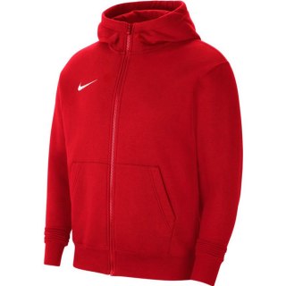 Bluza Nike Park 20 Fleece FZ Hoodie Junior CW6891 657 czerwony S (128-137cm)