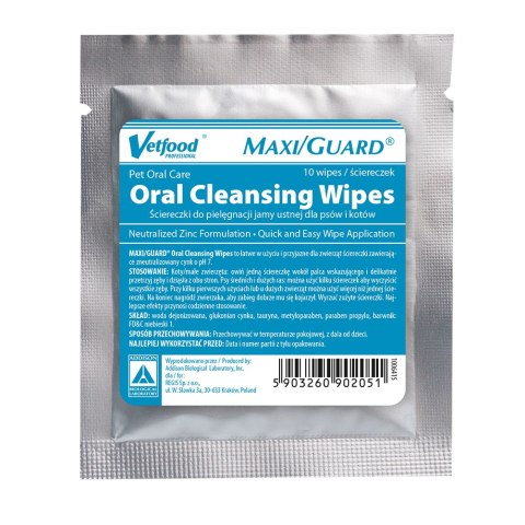 MAXI/GUARD Oral Cleansing Wipes 10 szt