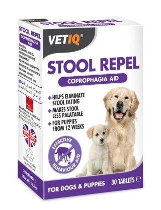 VetIQ Stool Repel Preparat przeciw koprofagi 30 tabletek