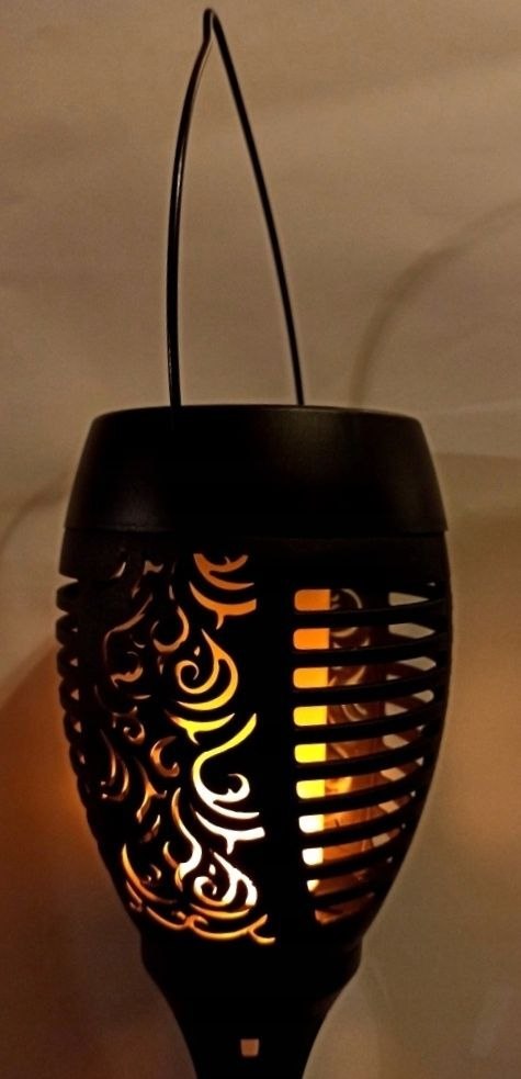 Lampa solarna wbijana Style_Home czarny 50 cm 1 szt.