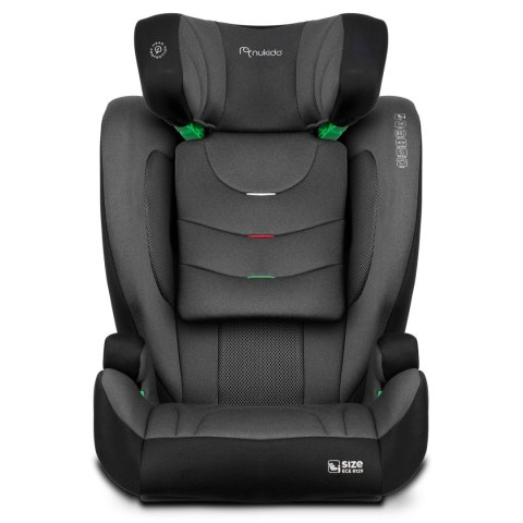 Fotelik samochodowy Nukido Louis Soft czarno-szary 15-36 kg ISOFIX Nukido