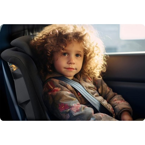 Fotelik samochodowy Nukido Louis Soft czarny 15-36 kg ISOFIX Nukido