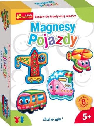 MAGNESY POJAZDY KREATYWNE ZABAWY RANOK RANOK