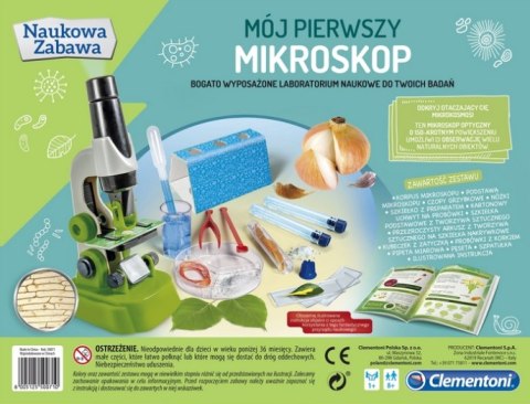 Mój pierwszy Mikroskop Naukowa Zabawa Clementoni CLEMENTONI