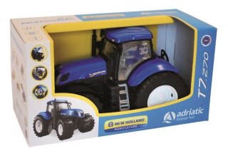 DUŻY TRAKTOR NEW HOLLAND OTWIERANE DRZWI 1:16 #G3 ZABAWKARSTWO