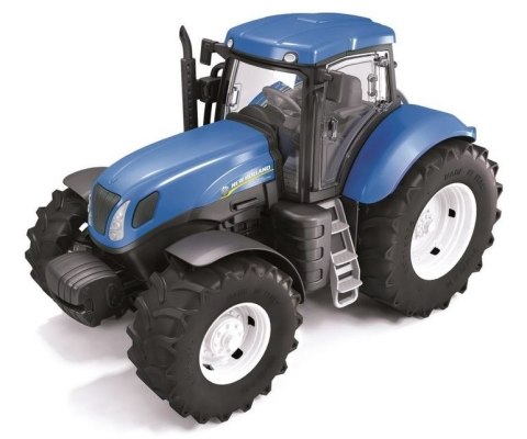 DUŻY TRAKTOR NEW HOLLAND OTWIERANE DRZWI 1:16 #G3 ZABAWKARSTWO