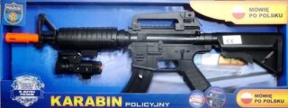 Karabin policyjny z modułem głosowym w języku polskim HASBRO