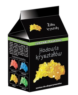 MINI HODOWLA KRYSZTAŁÓW ŻÓŁTY KRYSZTAŁ RANOK RANOK