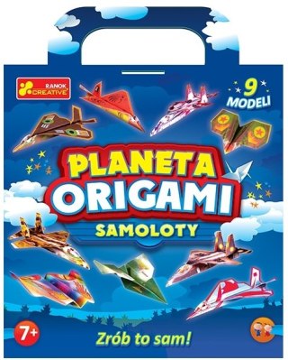 Planeta origami Samoloty 9 modeli Zrób to sam RANOK