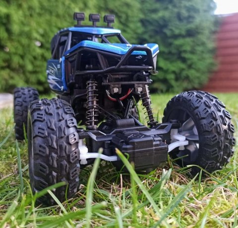 Autko Zdalnie Sterowane MONSTER TRUCK METAL LED RC blue #A1 INNY