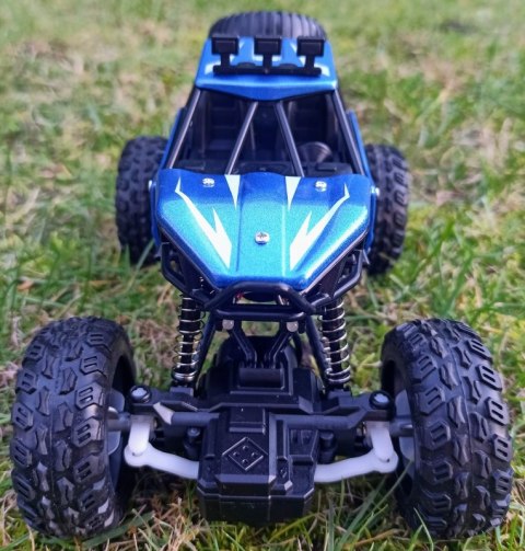 Autko Zdalnie Sterowane MONSTER TRUCK METAL LED RC blue #A1 INNY