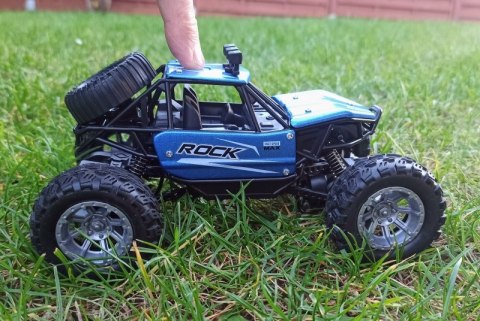 Autko Zdalnie Sterowane MONSTER TRUCK METAL LED RC blue #A1 INNY