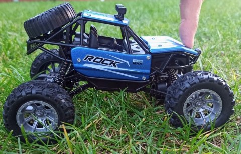 Autko Zdalnie Sterowane MONSTER TRUCK METAL LED RC blue #A1 INNY