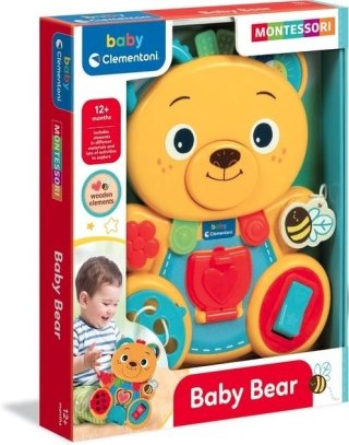 Baby Bear edukacyjny Miś Montessori CLEMENTONI