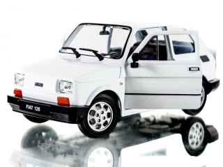 WELLY MALUCH FIAT 126P 1:21 SAMOCHÓD KOLEKCJONERSKI biały WELLY