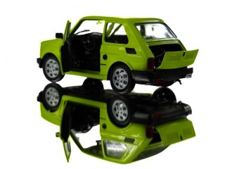 WELLY MALUCH FIAT 126P 1:21 SAMOCHÓD KOLEKCJONERSKI jas ziel WELLY