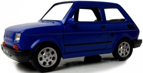 WELLY MALUCH FIAT 126P 1:34 SAMOCHÓD KOLEKCJONERSKI niebiesk WELLY