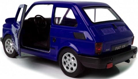 WELLY MALUCH FIAT 126P 1:34 SAMOCHÓD KOLEKCJONERSKI niebiesk WELLY