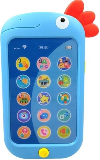 Edukacyjny Telefon Smartfon kogucik niebieski HH-POLAND