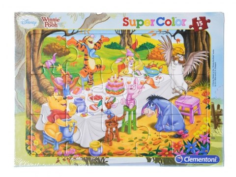 PUZZLE RAMKOWE Kubuś PUCHATEK 15 ELEM CLEMENTONI