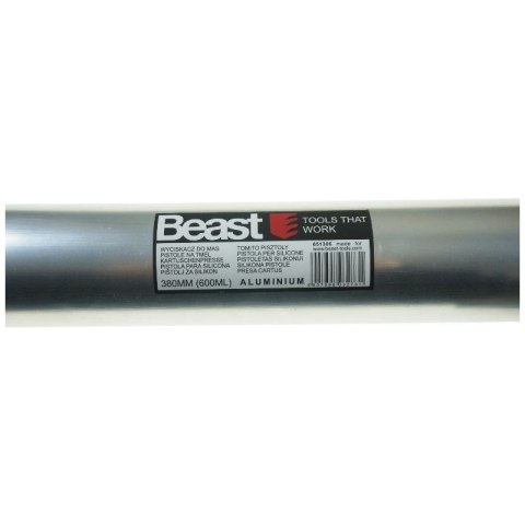 Wyciskacz do mas sylikonu aluminiowy tubowy 380mm 600ml profesjonalny BEAST