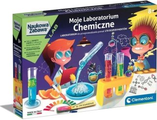 Moje laboratorium chemiczne Naukowa Zabawa Clementoni #G3 CLEMENTONI