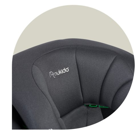 Fotelik samochodowy Nukido Louis Soft szary15-36 kg ISOFIX Nukido