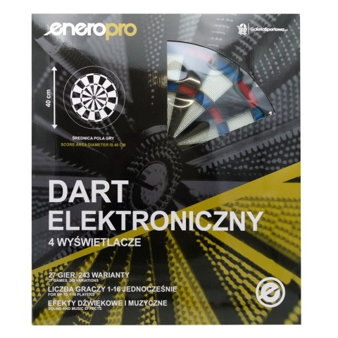 Tarcza Dart elektroniczna Enero PRO zasilacz 4 liczniki