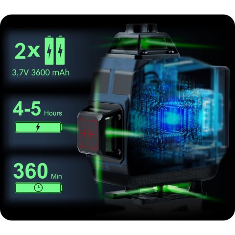 Laser krzyżowy w walizce + akcesoria Humberg HM-170 Humberg