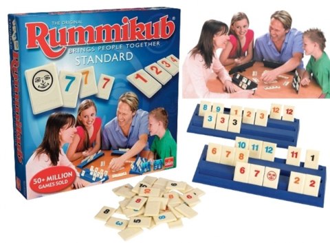 Oryginalny Rummikub Standardowa Gra Logiczna #G2 TM-TOYS