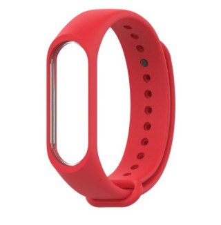 Silikonowy pasek opaska do Xiaomi Mi Band 3/ Xiaomi Mi Band 4 - czerwony