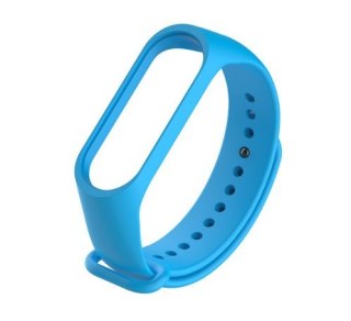 Silikonowy pasek opaska do Xiaomi Mi Band 3/ Xiaomi Mi Band 4 - jasno niebieski