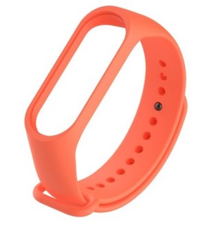 Silikonowy pasek opaska do Xiaomi Mi Band 3/ Xiaomi Mi Band 4 - pomarańczowy