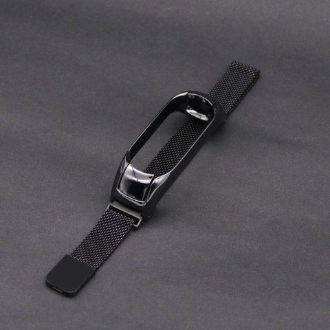 Pasek opaska Xiaomi Mi Band 5 Magnes - czarny