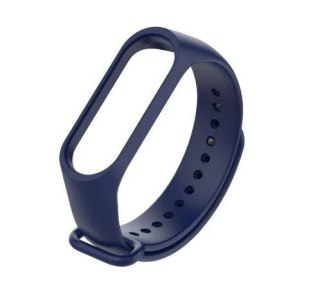 Silikonowy pasek opaska do Xiaomi Mi Band 5/ Xiaomi Mi Band 6 - granatowy