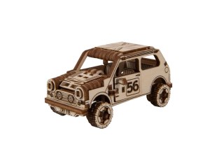 Drewniane Puzzle 3D - Model Rally Car1 (Mini Cooper)